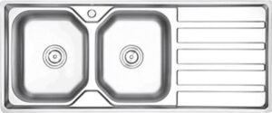 FY-12050G Double Bowl Sink with Drainboard