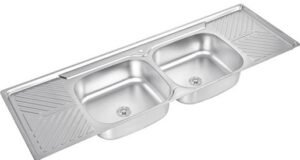 FY-18050-15050A FY-18050/15050A Double Bowl Sink with Drainboard